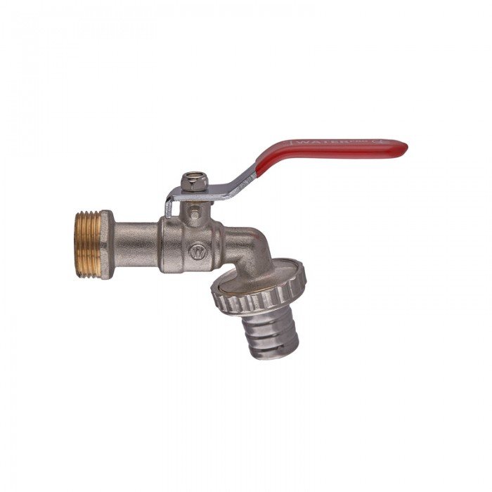 Кран пивной Waterpro WP100-20 - 3/4" ручка "рычаг" красная (WP2899)