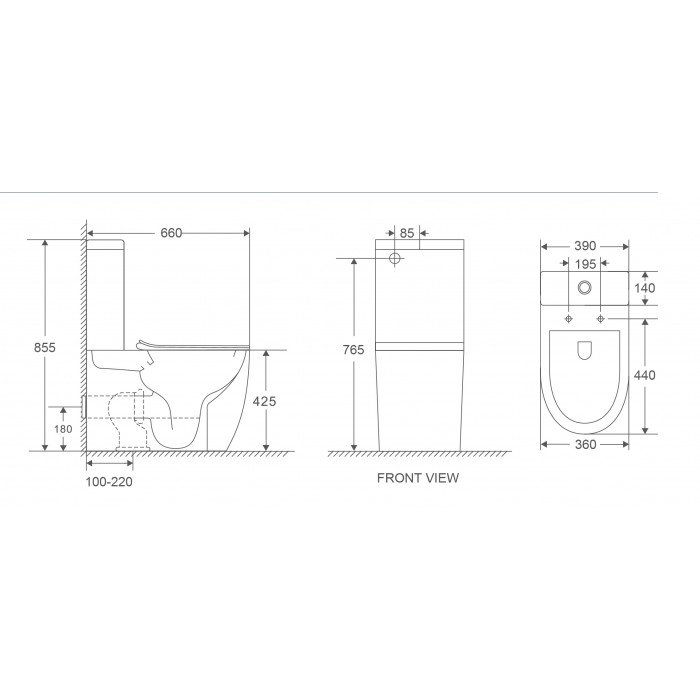 Унитаз-компакт Mixxus Premium Ellipse-0402-R 660x390x855mm, система смыва RIMLESS (MP6468) Унитаз-компакт Mixxus Premium Ellipse-0402-R 660x390x855mm, система смыва RIMLESS (MP6468)