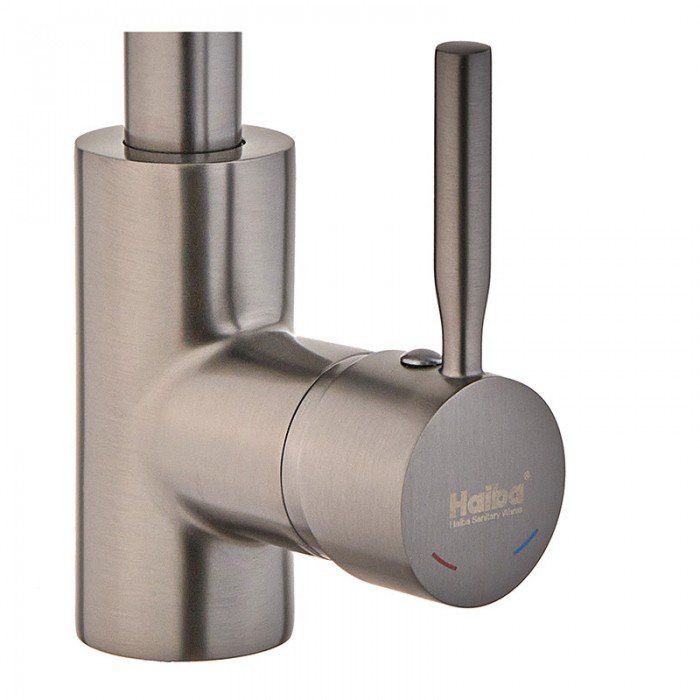 Смеситель для кухни Haiba Hans 011 Graphite (HB4000)