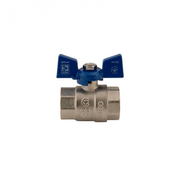 Кран шаровый Koer 3/4" ГГБ (KR.217.B) синий (KR2720) Кран шаровый Koer 3/4" ГГБ (KR.217.B) синий (KR2720)