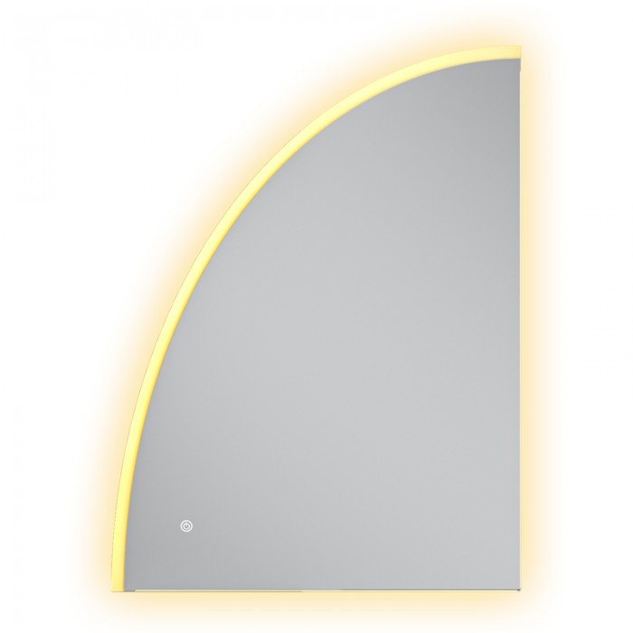 Зеркало Mixxus Premium TOPPER MS02-75x100 с Led Touch, Anti-fog, димером (3-6,5kK) (MP6634)