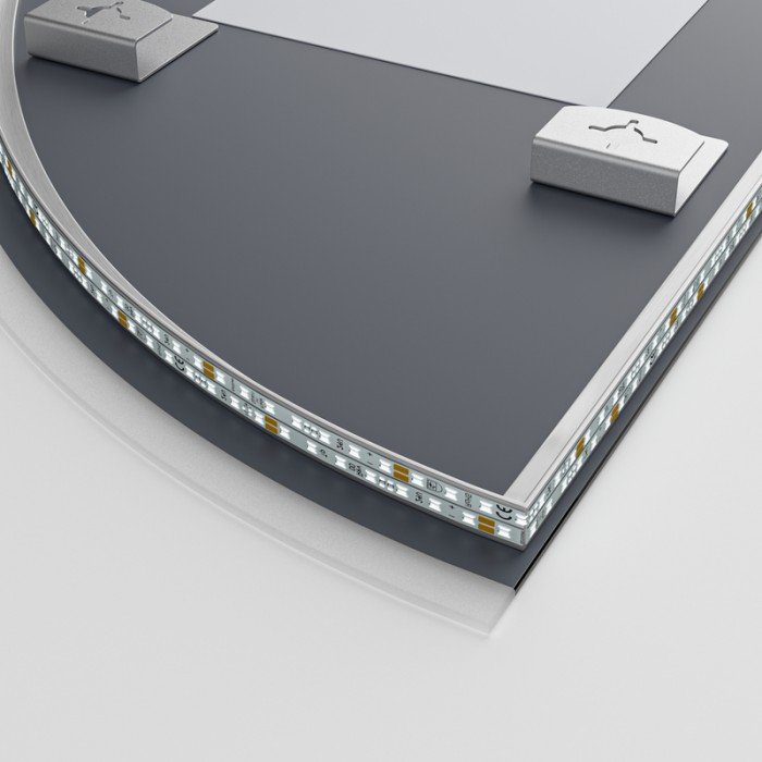Зеркало Mixxus Premium TOPPER MS02-75x100 с Led Touch, Anti-fog, димером (3-6,5kK) (MP6634)