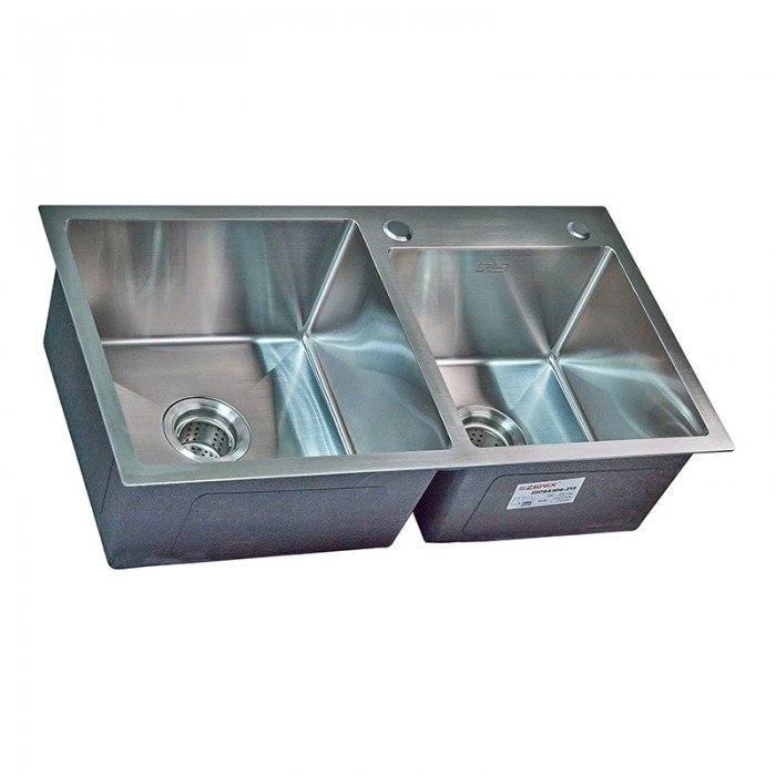 Мийка Zerix ZH7843DS-215 (3.0/1.0) Satin з диспенсером та сушаркою для посуду (ZM5570) Мийка Zerix ZH7843DS-215 (3.0/1.0) Satin з диспенсером та сушаркою для посуду (ZM5570)