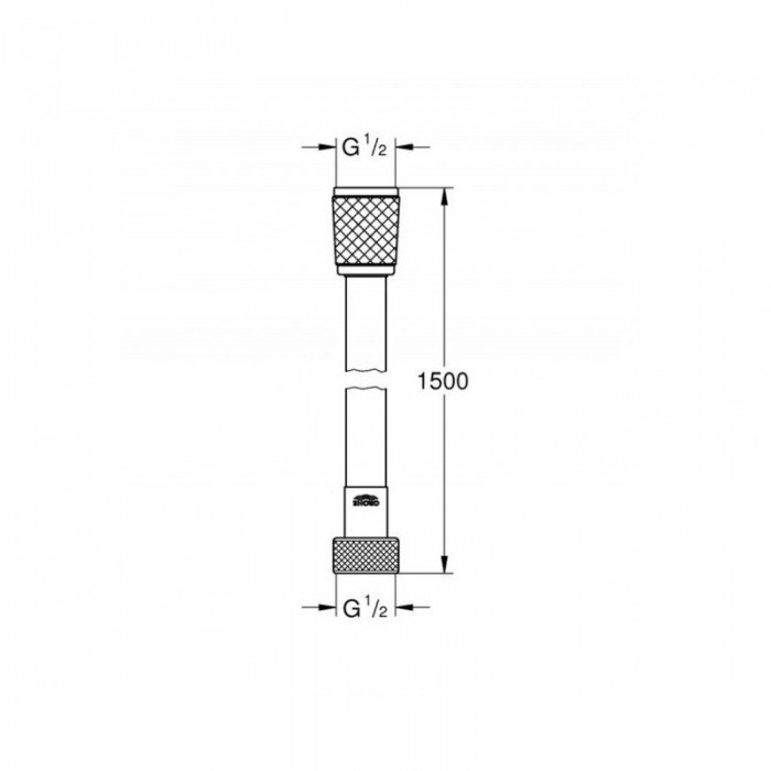 Душовий шланг 150 см Grohe Relexaflex (45973001) Душовий шланг 150 см Grohe Relexaflex (45973001)