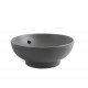 Раковина накладна Mixxus Premium TOPPER-0201 GRAY 410x410x165mm з переливом (MP6649)