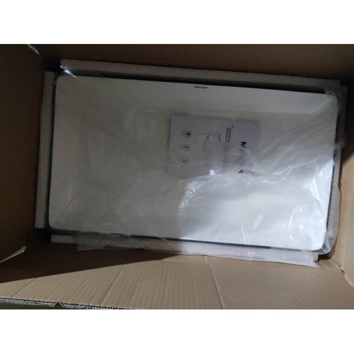 Раковина накладная Mixxus Premium QUADRO-0107 EDGE BLACK 600х340х110mm (MP6521)