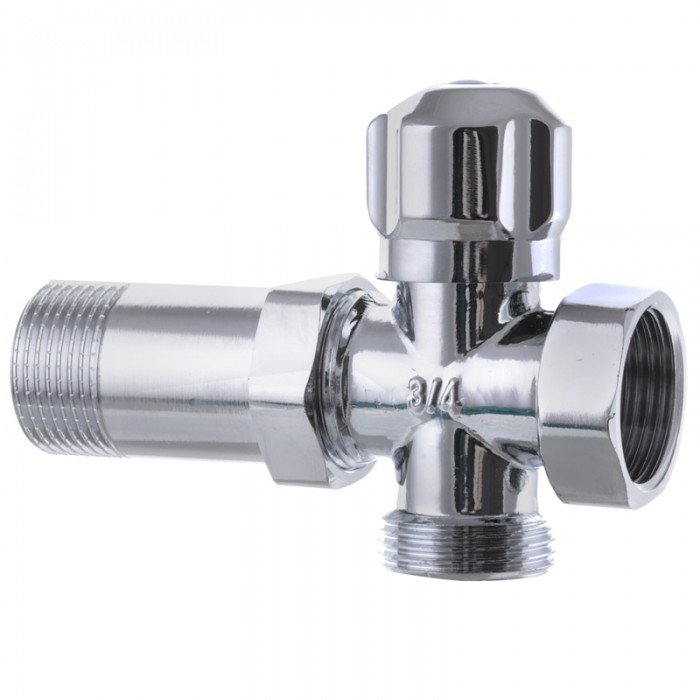 Кран трійник 3/4x3/4x3/4 Koer KR.521 (KR0148) Кран трійник 3/4x3/4x3/4 Koer KR.521 (KR0148)