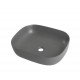 Раковина накладна Mixxus Premium DIVERSE-0115 GRAY 490x395x135mm (MP6650)