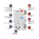 Газовая колонка Mixxus GWH-0710 BASIC TURBO WHITE турбированная 10 л/мин (WH0028) Газовая колонка Mixxus GWH-0710 BASIC TURBO WHITE турбированная 10 л/мин (WH0028)