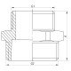 Ниппель редукционный 3/4"x1-1/2" Koer KF.N0816 (KF0043) Ниппель редукционный 3/4"x1-1/2" Koer KF.N0816 (KF0043)