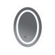 Зеркало Mixxus PLAIN MV02-50x70 с Led Touch, Anti-fog, димером, регулятором яркости, часами (MI6010