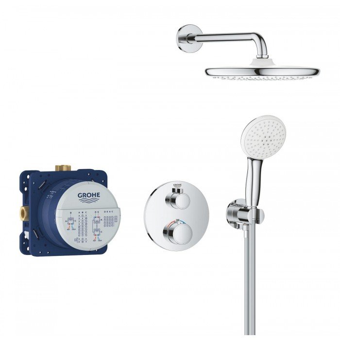 Душова система прихованого монтажу з термостатом Grohe Grohtherm (34872000) Душова система прихованого монтажу з термостатом Grohe Grohtherm (34872000)