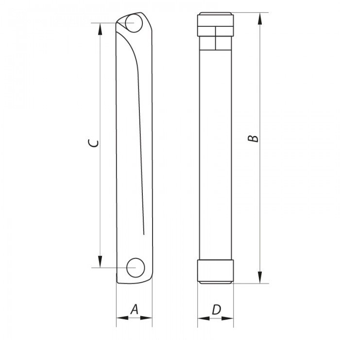 Биметаллический радиатор Koer 100 Bimetal-200 EXTREME (KR2872) / Цена за 1 секцию