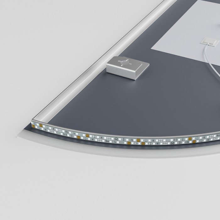 Зеркало Mixxus Premium TOPPER MS03-60x120 с Led Touch, Anti-fog, димером (3-6,5kK) (MP6635)