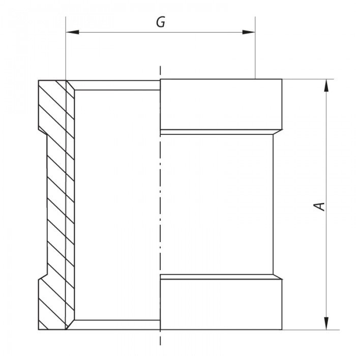Муфта 1-1/2" Koer KF.C16 (KF0014)