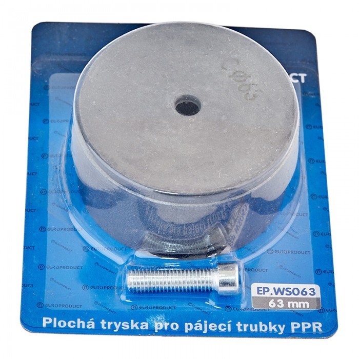 Насадка плоская для паяльника Europroduct EP.WS063 PPR труб 63mm (EP6103) Насадка плоская для паяльника Europroduct EP.WS063 PPR труб 63mm (EP6103)