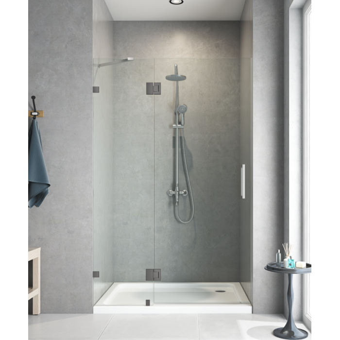 Дверь в нишу Koer SR SD04-120x200-TR-07 прозрачное стекло Easy Clean 10мм, графит (KR5388) Дверь в нишу Koer SR SD04-120x200-TR-07 прозрачное стекло Easy Clean 10мм, графит (KR5388)