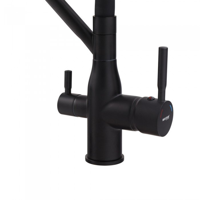 Смеситель для кухни MixxusPremium Gravity 021 BLACK REFL.BLACK (MI6978)