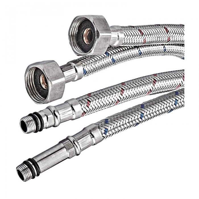 Гибкая подводка Champion FH-01-F1/2"xM10-80 нержавейка (пара) (AC0670) Гибкая подводка Champion FH-01-F1/2"xM10-80 нержавейка (пара) (AC0670)
