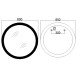 Зеркало Mixxus PLAIN MC10-80 с Led Touch, Anti-fog, димером, регулятором яркости, часами (MI6932)