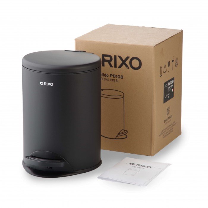 Відро для сміття з педаллю Rixo Solido (PB108B)