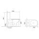 Унитаз-компакт Mixxus WAVE-0405-R 630х350х795mm, система смыва RIMLESS (MI6694) Унитаз-компакт Mixxus WAVE-0405-R 630х350х795mm, система смыва RIMLESS (MI6694)