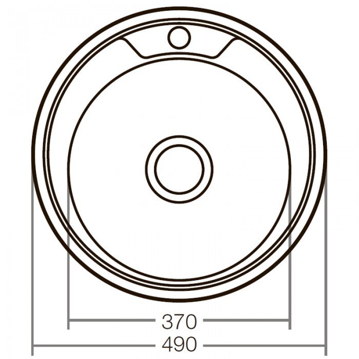 Мийка кухонна Zerix Z490-06-180E (Satin) (ZX1582) Мийка кухонна Zerix Z490-06-180E (Satin) (ZX1582)