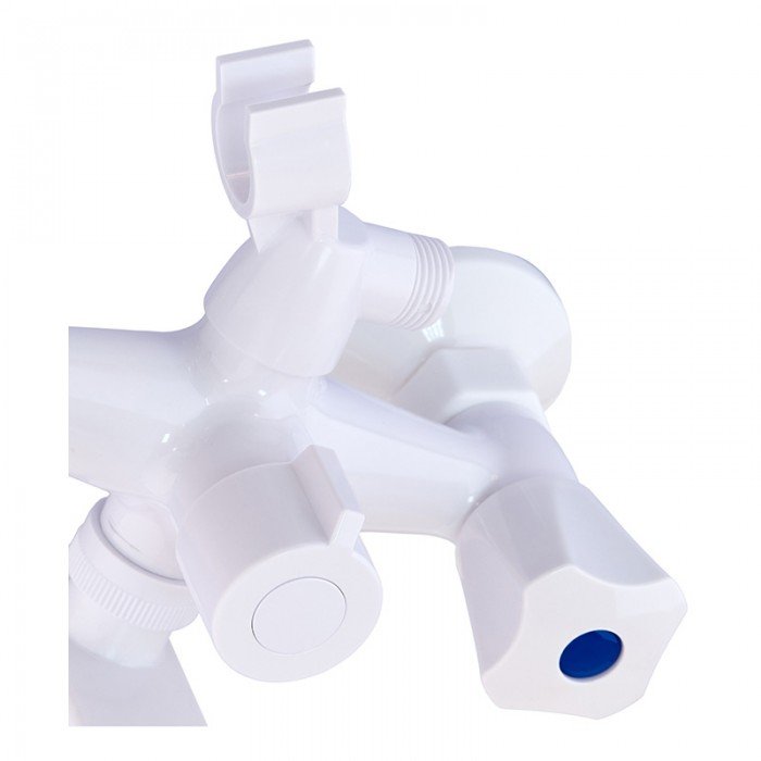 Смеситель для ванны Plamix Omega-140 Euro White (без шланга и лейки) (PM0648) Смеситель для ванны Plamix Omega-140 Euro White (без шланга и лейки) (PM0648)