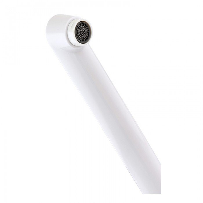Смеситель для ванны Plamix Omega-140 Euro White (без шланга и лейки) (PM0648) Смеситель для ванны Plamix Omega-140 Euro White (без шланга и лейки) (PM0648)