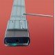 Душевая перегородка Koer SR SP01-120x200-TR-01 Walk-In прозрачное стекло Easy Clean 8мм, хром (KR53