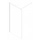 Душевая перегородка Koer SR SP01-120x200-TR-01 Walk-In прозрачное стекло Easy Clean 8мм, хром (KR53