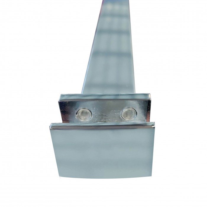 Душевая перегородка Koer SR SP01-120x200-TR-01 Walk-In прозрачное стекло Easy Clean 8мм, хром (KR53