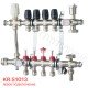 Коллектор со встроенным смесит. узлом Koer KR.S1013-4 1"х4 SUS304 и евроконусами 3/4-16 (KR2947)