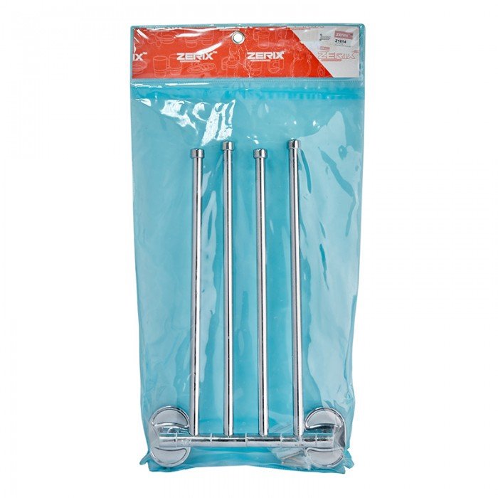 Полотенцедержатель поворотный Zerix Z1614 (четыре планки) (ZX0519)