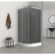 Душевая кабина с низким поддоном Mixxus PLAIN SCT02-90x90x195-GR SATIN серое тонированное стекло 4м Душевая кабина с низким поддоном Mixxus PLAIN SCT02-90x90x195-GR SATIN серое тонированное стекло 4м