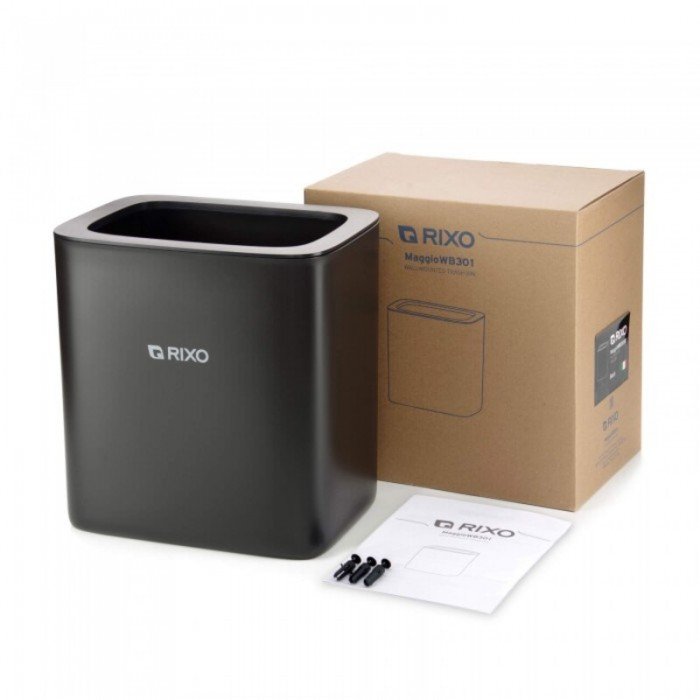 Настінний кошик для сміття Rixo Maggio WB301B (WB301B)