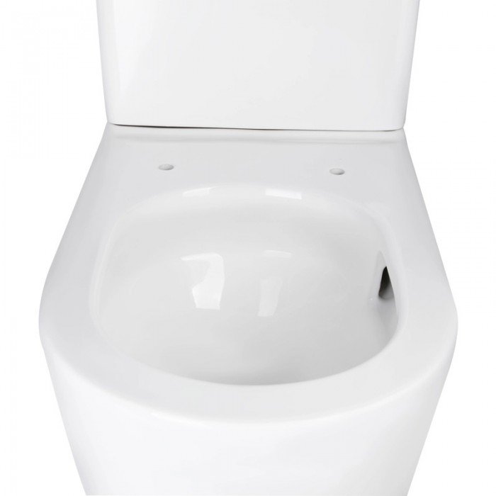 Чаша унітазу-компакту Mixxus Premium Bevel-0402-T1 Bowl 670х390х880 Tornado 1.0 без сидіння (MI8353)