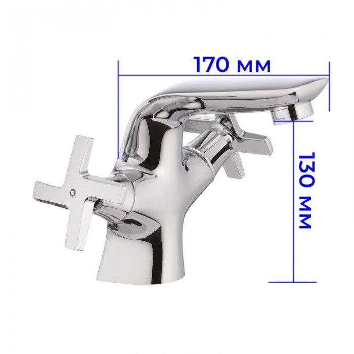 Смеситель для умывальника Mixxus Premium GALAXY 161 (MI0620)