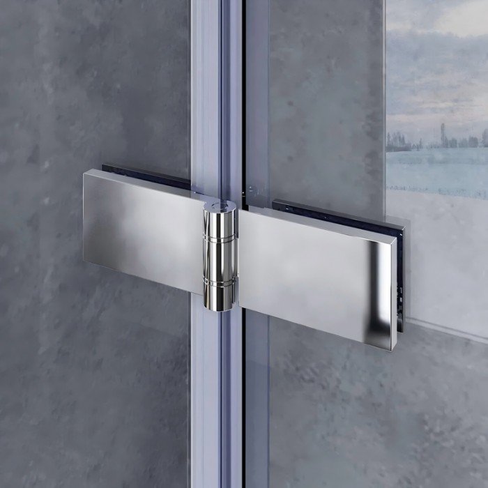 Шторки стеклянные на ванну Koer SR BS05-90x140-TR-01 прозрачное стекло Easy Clean 6мм, хром (KR5372 Шторки стеклянные на ванну Koer SR BS05-90x140-TR-01 прозрачное стекло Easy Clean 6мм, хром (KR5372