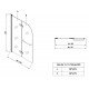 Шторки стеклянные на ванну Koer SR BS05-90x140-TR-01 прозрачное стекло Easy Clean 6мм, хром (KR5372 Шторки стеклянные на ванну Koer SR BS05-90x140-TR-01 прозрачное стекло Easy Clean 6мм, хром (KR5372