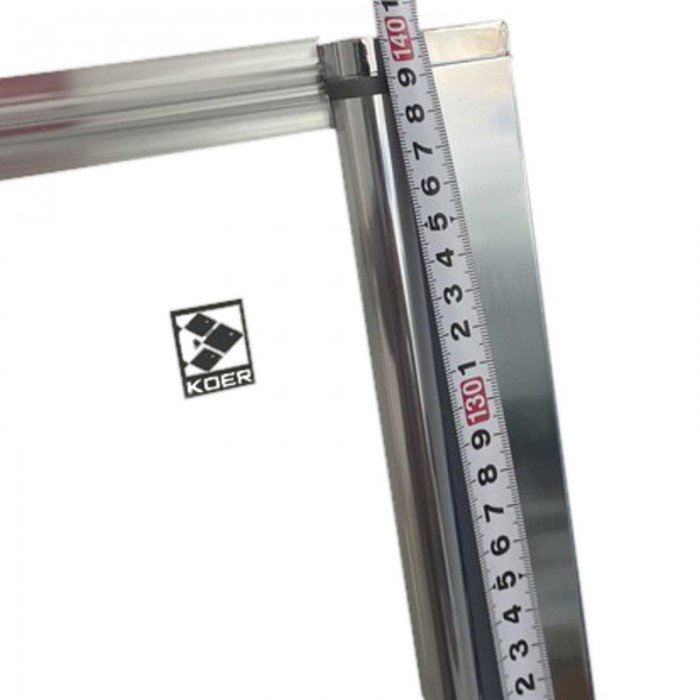 Шторки стеклянные на ванну Koer SR BS05-90x140-TR-01 прозрачное стекло Easy Clean 6мм, хром (KR5372 Шторки стеклянные на ванну Koer SR BS05-90x140-TR-01 прозрачное стекло Easy Clean 6мм, хром (KR5372