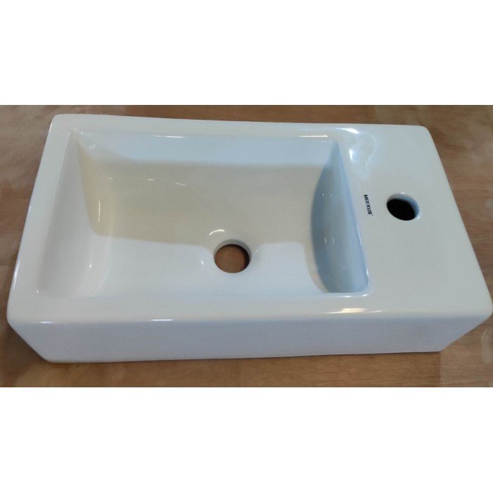 Раковина накладная Mixxus Premium QUADRO-0207 480х260х125mm с отверстием под смеситель (MP6503)