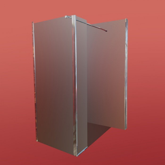 Душевая перегородка Koer SR SP03-120x200-TR-01 Walk-In прозрачное стекло Easy Clean 8мм, хром (KR53 Душевая перегородка Koer SR SP03-120x200-TR-01 Walk-In прозрачное стекло Easy Clean 8мм, хром (KR53