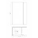 Душевая перегородка Koer SR SP03-120x200-TR-01 Walk-In прозрачное стекло Easy Clean 8мм, хром (KR53 Душевая перегородка Koer SR SP03-120x200-TR-01 Walk-In прозрачное стекло Easy Clean 8мм, хром (KR53
