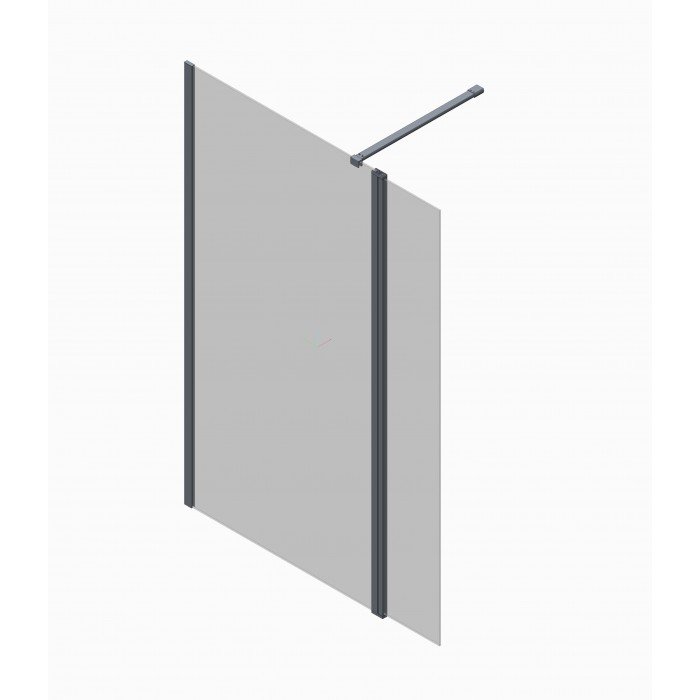 Душевая перегородка Koer SR SP03-120x200-TR-01 Walk-In прозрачное стекло Easy Clean 8мм, хром (KR53 Душевая перегородка Koer SR SP03-120x200-TR-01 Walk-In прозрачное стекло Easy Clean 8мм, хром (KR53
