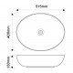 Раковина накладная Mixxus Premium ELLIPSE-0102 MARBLE 515х400х130mm (MP6552) Раковина накладная Mixxus Premium ELLIPSE-0102 MARBLE 515х400х130mm (MP6552)