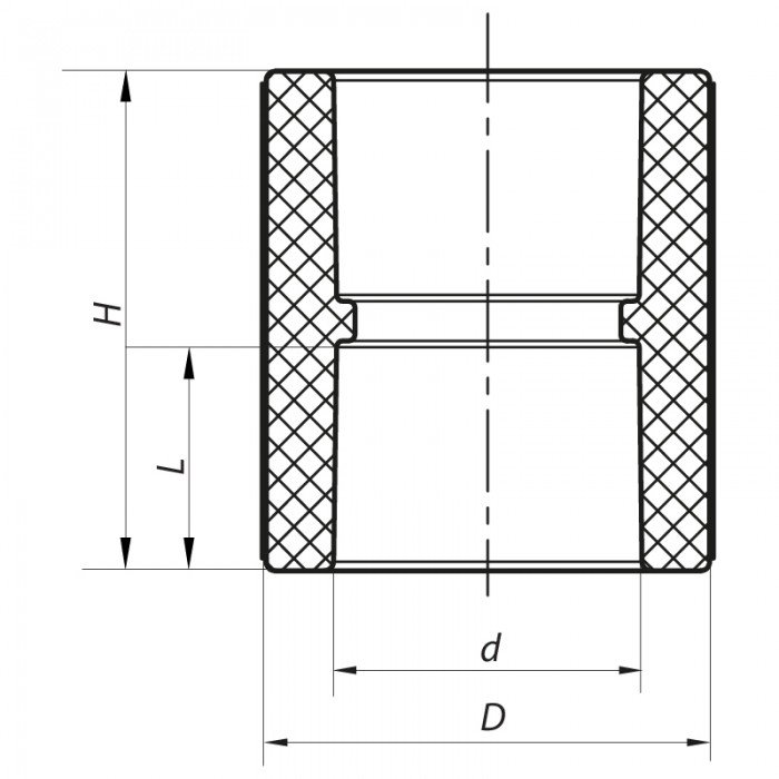З'єднувальна муфта 63 PPR KOER K0006.PRO (KP0008)
