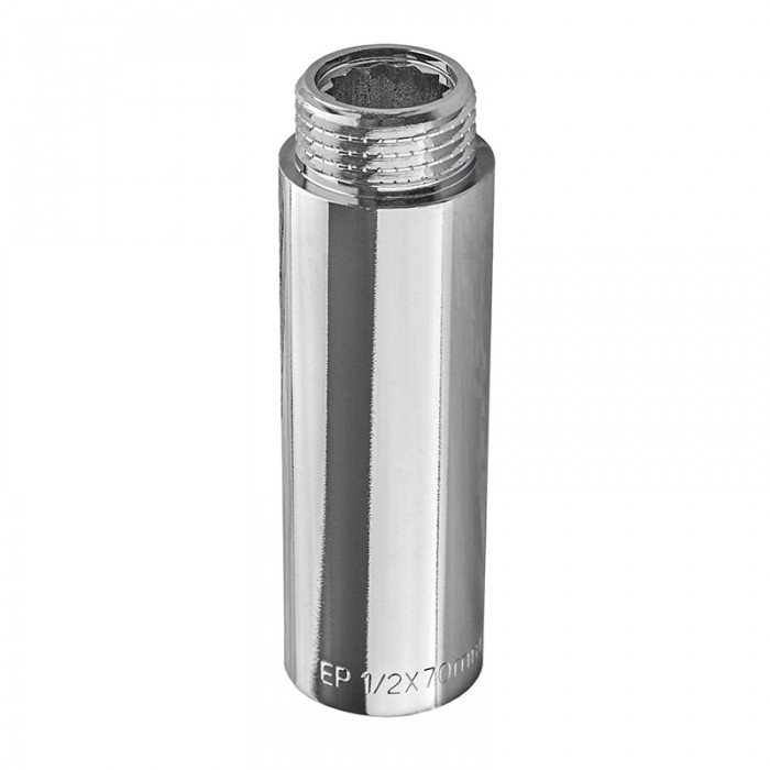 Подовжувач Europroduct EP.E070.Chr - 1/2"MF-70мм хром (EP6129) Подовжувач Europroduct EP.E070.Chr - 1/2"MF-70мм хром (EP6129)