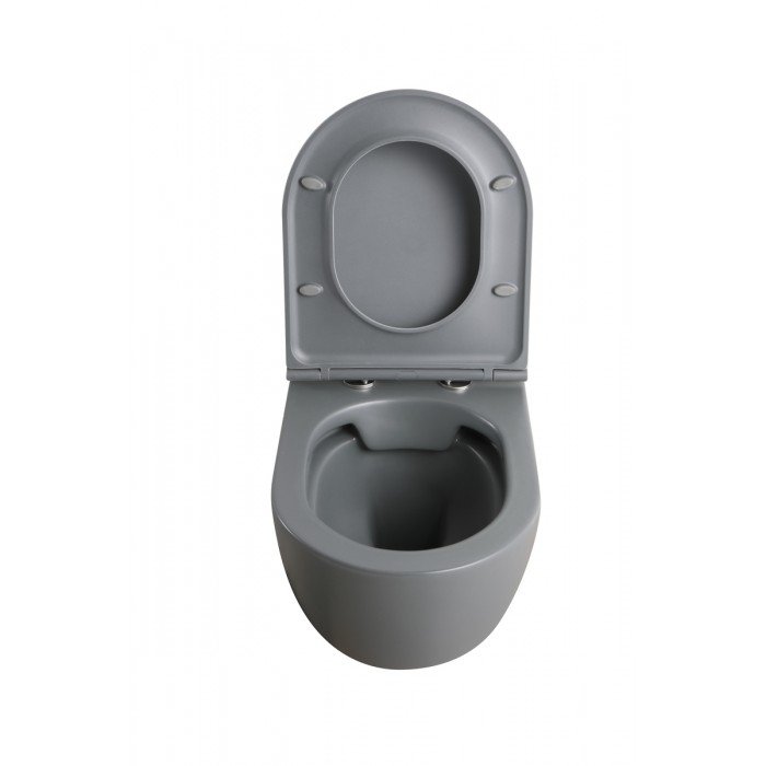 Унітаз підвісний Mixxus Premium TOPPER-0303-R GRAY 495x370x350mm система змиву RIMLESS (MP6657) Унітаз підвісний Mixxus Premium TOPPER-0303-R GRAY 495x370x350mm система змиву RIMLESS (MP6657)