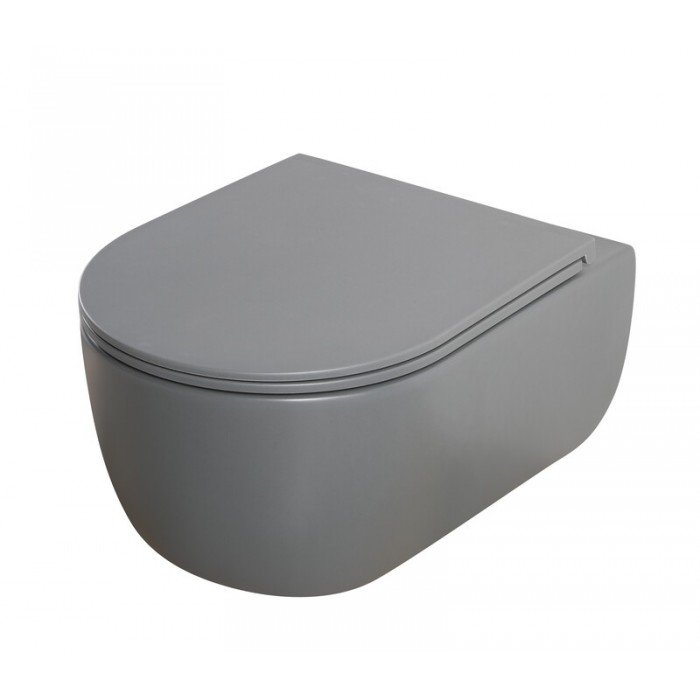 Унітаз підвісний Mixxus Premium TOPPER-0303-R GRAY 495x370x350mm система змиву RIMLESS (MP6657) Унітаз підвісний Mixxus Premium TOPPER-0303-R GRAY 495x370x350mm система змиву RIMLESS (MP6657)